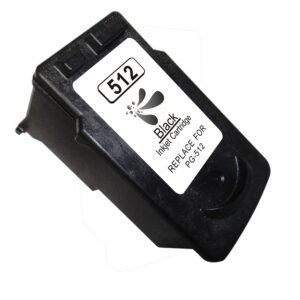 Tinteiro Reciclado Canon PG-512 Preto Alta Cap.