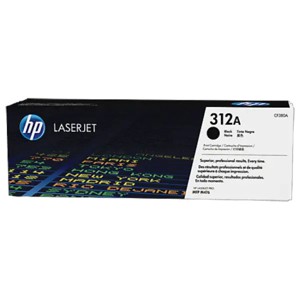 Toner HP LaserJet Original 312A Preto (CF380A)