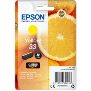 Tinteiro Epson 33 Amarelo Original Série Laranjas (C13T33444012)