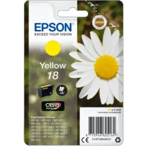 Tinteiro Epson 18 Amarelo Original Série Margarida (C13T18044012)
