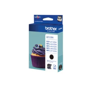 Tinteiro Brother Original LC123 Preto (LC123BKBP)
