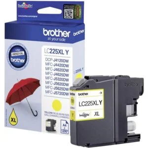 Tinteiro Brother Original LC225XL Amarelo (LC225XLYBP)