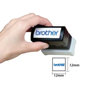 Carimbo 12x12mm Brother Rf: 1212 Azul/Preto/Verde/Verde