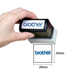 Carimbo 20x20mm Brother Rf: 2020 Azul/Preto/Verde/Verde