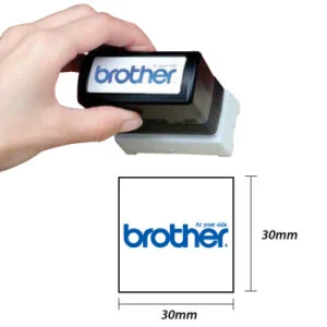 Carimbo 30x30mm Brother Rf: 3030 Azul/Preto/Verde/Verde