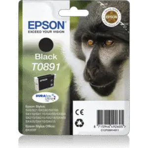 Tinteiro Epson T0891 Preto Original Série Macaco (C13T08914011)